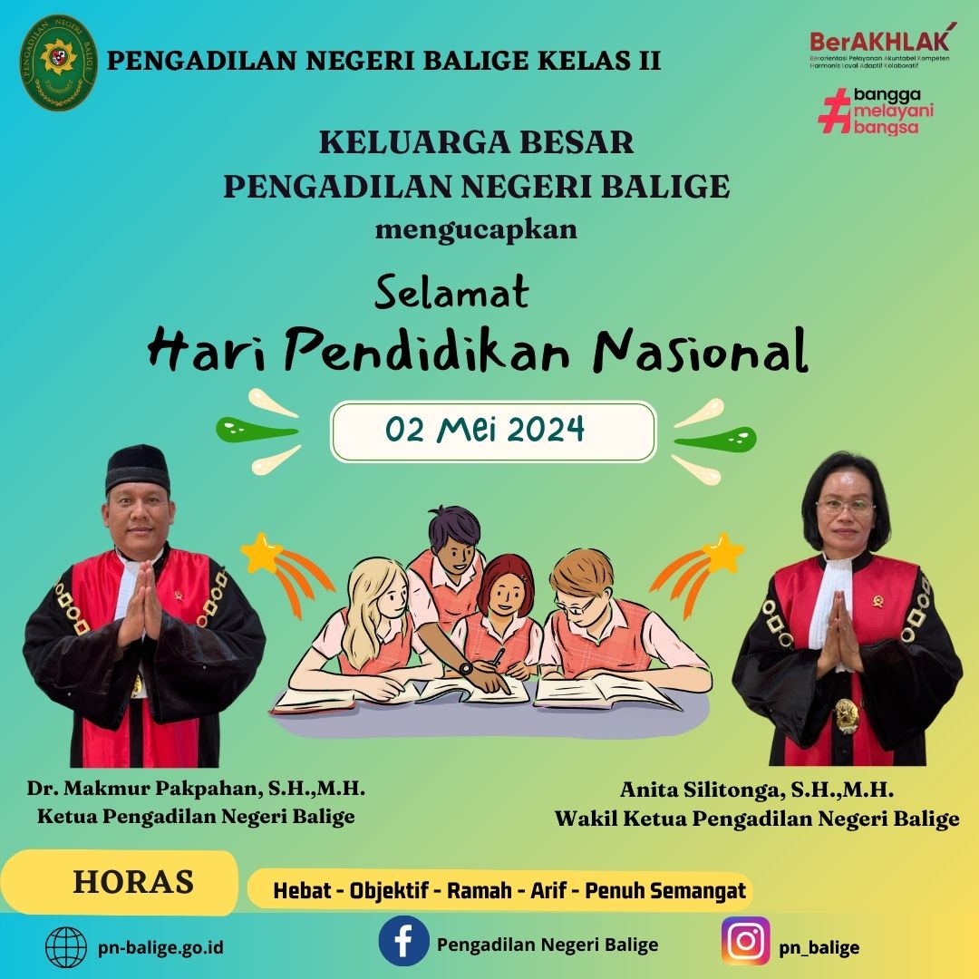 SELAMAT HARI PENDIDIKAN NASIONAL 02 MEI 2024 SELAMAT HARI PENDIDIKAN NASIONAL 02 MEI 2024